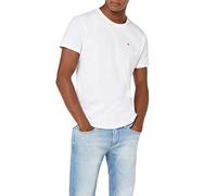 T-shirt Tommy Jeans Original Flag manches courtes blanc. - L