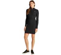 Tommy Jeans TJW 1/4 Zip Sweater Cable Dress DW0DW19490 Robe Pull, Black (Black), XL Femme