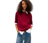 Tommy Jeans TJW Essential Crew Sweater EXT DW0DW20159 Pull pour Femme Violet (Lavish Cerise), XL, Violet (Lavish Cerise), XL
