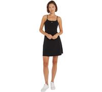 Tommy Jeans TJW Essential Strap Flare Dress DW0DW17988 Robes évasées, Noir (Black), S Femme