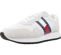 Chaussures Tommy Jeans Essentials Suède blanc bleu rouge femme - 39