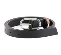 Tommy Jeans TJW Oval 2.0 AW0AW12750 Ceintures, Noir (Black), 85 Femme