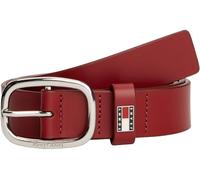 Tommy Jeans Tjw Oval 3.0 Aw0Aw15836 Ceinture Fixe, Red (Rustic Cherry), 95 cm Femme