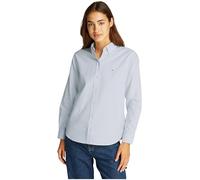 Tommy Jeans Tjw Reg Oxford Shirt Dw0Dw19890 Chemise L/S, Blue (Sweet Blue/White Stripe), M Femme