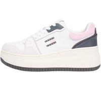 Tommy Jeans Tjw Retro Basket Flatform En0en02916 Low Top Femme, Orchidée hawaïenne Beige écru, 38 EU