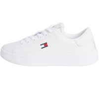 Tommy Jeans Tjw Script Cupsole pour Femme EN0EN02960 Low Top, Blanc (écru), Pointure 39