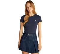 Tommy Jeans TJW Slim C-Neck Tee DW0DW20459 T-Shirt S/S, Blue (Dark Night Navy), XS Femme