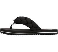 Tommy Jeans Tongs Femme Braided Beach Sandal avec Tresse, Noir (Black), 38