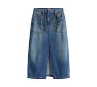 Tommy Jeans - Utility Denim Skirt - Femme - Jupes - Bleu - Taille: W28