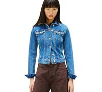 Tommy Jeans Veste camionneur pour femme, Denim (denim moyen), L