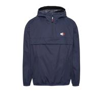Tommy Jeans - Veste coupe-vent pliable bleue - Homme - Vestes - Bleu - Taille: XL