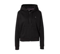 Tommy Jeans Sweat à Capuche Femme avec Fermeture Éclair et Capuche, Noir (Black), L