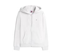 Tommy Jeans Sweat à Capuche zippé Tjw Reg S Flag Thru Dw0Dw19729 pour Femme, Gris (Ice Grey Heather), XL