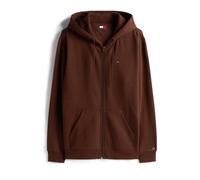 Sweat-shirt hommes Tommy Jeans TJM REG S FLAG ZIP THRU EXT Marron EU S