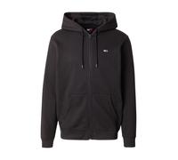 Tommy Jeans – Sweat zippé à capuche Homme Flag Zip Thru – Noir S