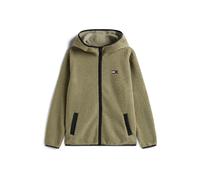 Tommy Jeans Veste en polaire vert clair / noir, Taille M
