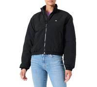 Tommy Jeans Veste Femme Essential Padded Jacket Mi-Saison, Noir (Black), M
