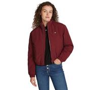 Tommy Jeans Veste Femme Essential Padded Jacket Mi-Saison, Rouge (Deep Rouge), L