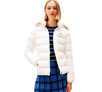 Tommy Jeans Doudoune femme TJW BASIC HOODED DOWN JACKET à capuche Blanc EU L