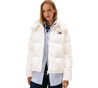 Tommy Jeans Veste Matelassée Femme Alaska Grid Down avec Capuche