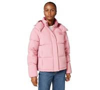 Tommy Jeans Veste Matelassée Femme Alaska Grid Down avec Capuche, Rose (Mystic Pink), M