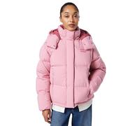 Tommy Jeans Veste Matelassée Femme Alaska Grid Down avec Capuche, Rose (Mystic Pink), XL