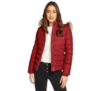 Tommy Jeans Veste Matelassée Femme Basic Hooded Down Jacket avec Capuche, Rouge (Regatta Red), XS