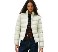 Tommy Jeans Veste Matelassée Femme Basic Hooded Down Jacket avec Capuche, Vert (Misty Sage), M