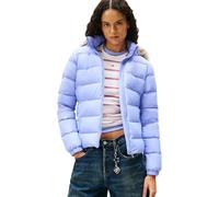Tommy Jeans Veste Matelassée Femme Basic Hooded Down Jacket avec Capuche, Violet (Vintage Iris), M