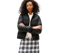 Tommy Jeans Veste Matelassée Femme Capuche Compressible, Noir (Black), L