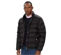 Tommy Jeans Veste Matelassée Homme Light Down avec Patte à Boutons, Noir (Black), L