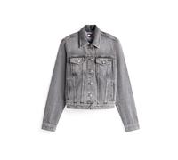 Tommy Jeans Veste mi-saison 'CLSSC' gris denim / rouge clair / blanc, Taille L