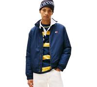 Tommy Jeans Veste Mi-Saison Homme Essential Padded avec Col Montant, Bleu (Dark Night Navy), L