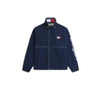 Tommy Jeans Veste mi-saison 'Oversized Regatta' bleu foncé / rouge cerise / blanc, Taille M