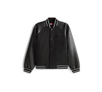 Tommy Jeans Veste mi-saison 'Varsity' noir / blanc, Taille M