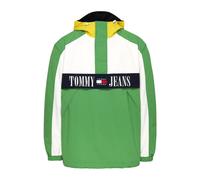 Tommy Jeans - Veste Oversize Chicago Vert/Blanc - Homme - Vestes - Vert - Taille: L