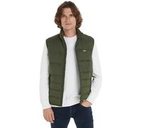 Tommy Jeans Veste sans Manches Homme Light Down Vest Matelassée, Vert (Fatigue Green), S