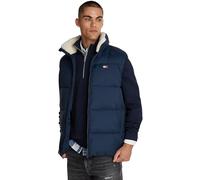 Tommy Jeans Veste sans Manches Homme Vail Puffer Vest Surpiquée, Bleu (Dark Night Navy), M