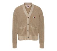 Tommy Jeans Vestes en maille beige foncé, Taille XXL