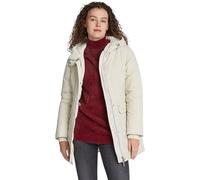Tommy Jeans Parka Femme avec Capuche, Ivoire (Newsprint), S