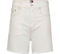 Tommy Jeans Women's Mom Denim Shorts Denim Blanc 26 Female