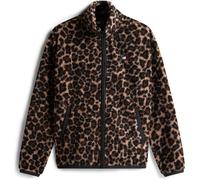 Tommy Jeans Women's Quarter Zip Teddy Fleece Leopard Aop 10 (S) Female