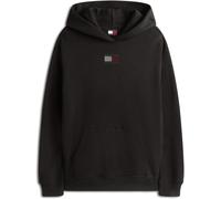 Tommy Jeans Women's Tj Flag Hoodie Noir 14 (L) Female