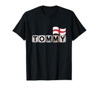 Tommy Panneau avec Drapeau de l'Angleterre pour Quelqu'un nommé Tommy T-Shirt