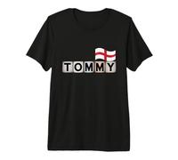 Tommy Panneau avec Drapeau de l'Angleterre pour Quelqu'un nommé Tommy T-Shirt Haut de Gamme