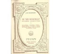 Tomo 1.De Mis Memorias Estampas Salmantinas [Livre en VO] Maldonado, Luis (Auteur)