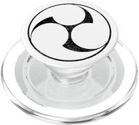 Tomoe MITSUDOMOE Symbole Japonais Shinto Yin-Yang PopSockets PopGrip pour MagSafe