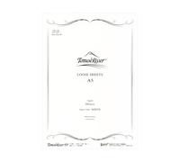 Tomoe River SANZEN Lot de 100 feuilles mobiles 52 g/m² 14 x 21 cm (format A5), blanc