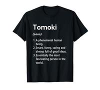 Tomoki Définition du nom Dictionnaire amusant T-Shirt