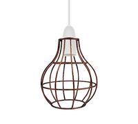 Tomons Abat-jour Lampe Douille E14 Cylindre en Tissu Plissé Vintage pour Bougie Suspendue